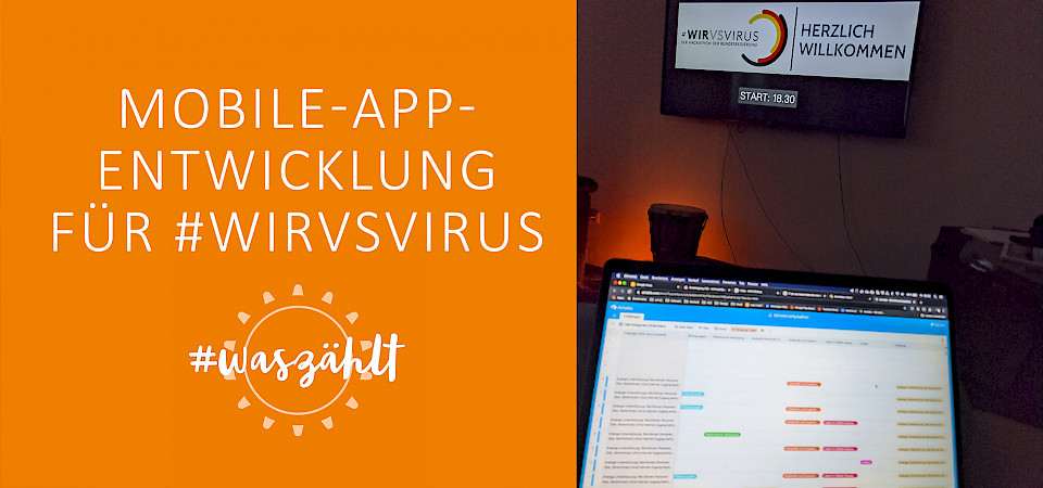Mobile-App-Entwicklung für #WirVsVirus: Wie Softwareentwickler bei jambit den Hackathon erlebten