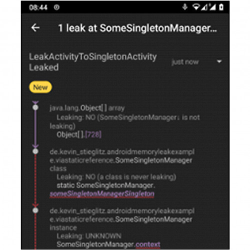 Detecting Memory Leaks with LeakCanary Library