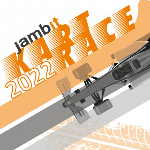 Poster quadratisch jambit Kart Race 2022