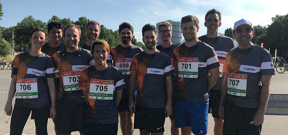 jambitees aus Stuttgart beim Firmenlauf