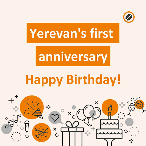 Yerevan's first anniversary
