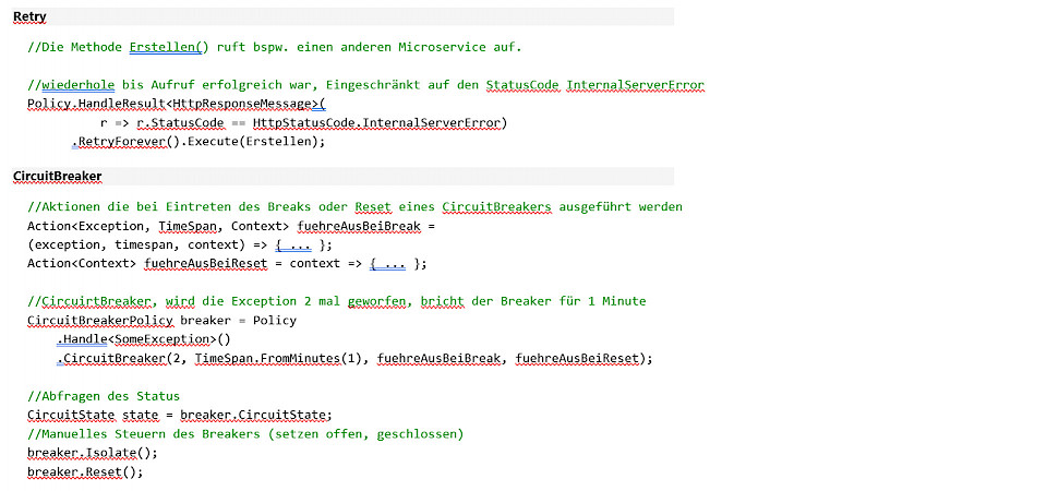 jambit ToiletPaper#164 Resilience in .Net mit Polly Code