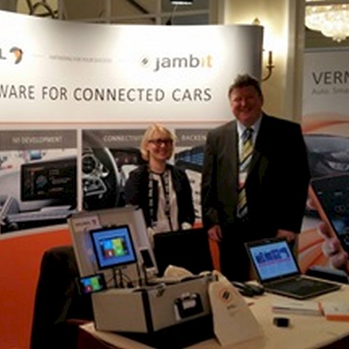 jambit und HUML auf der Telematics Berlin.