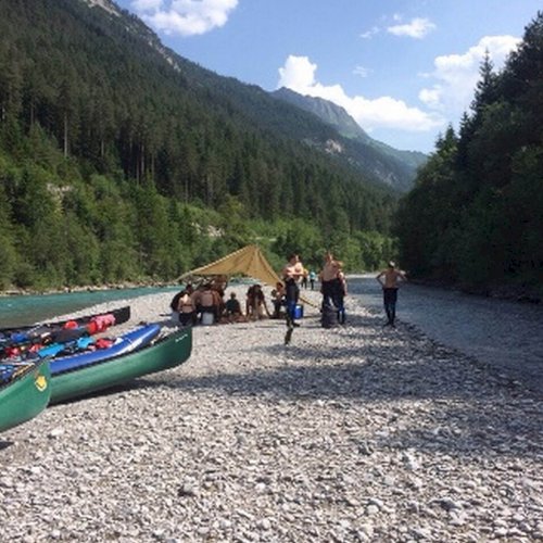 White water canoeing