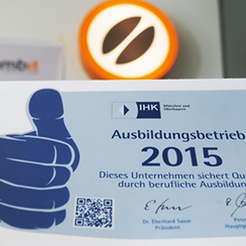 jambit ist auch 2015 wieder Ausbildungsunternehmen.