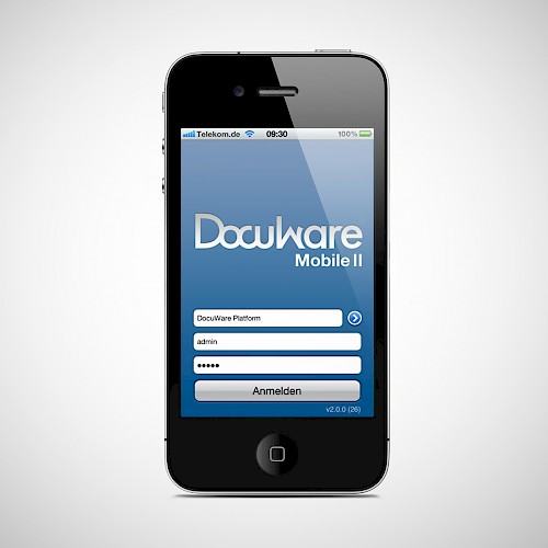 Screenshot der DocuWare-App