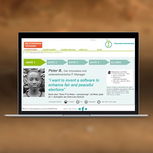 Spendenprojekt Aiducation