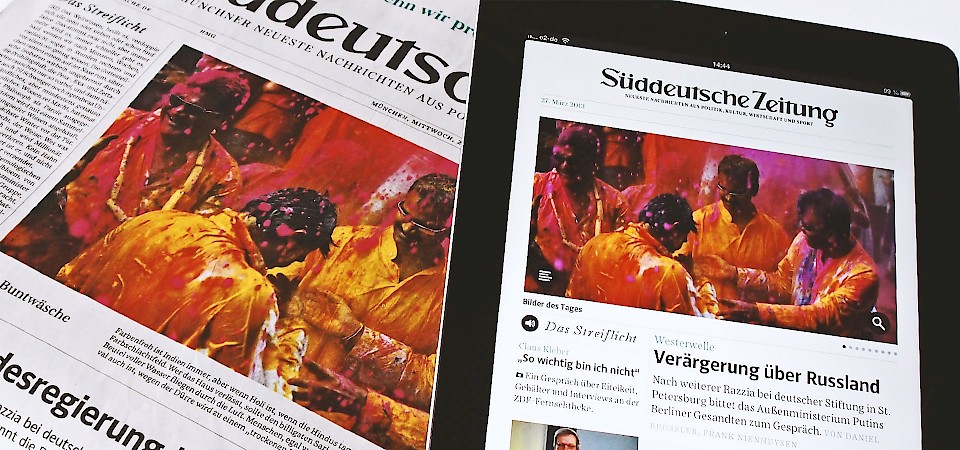 Digitalausgabe der Süddeutschen Zeitung