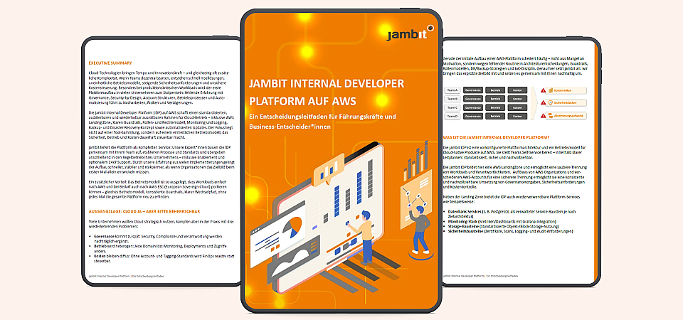 jambit Internal Developer Platform auf AWS