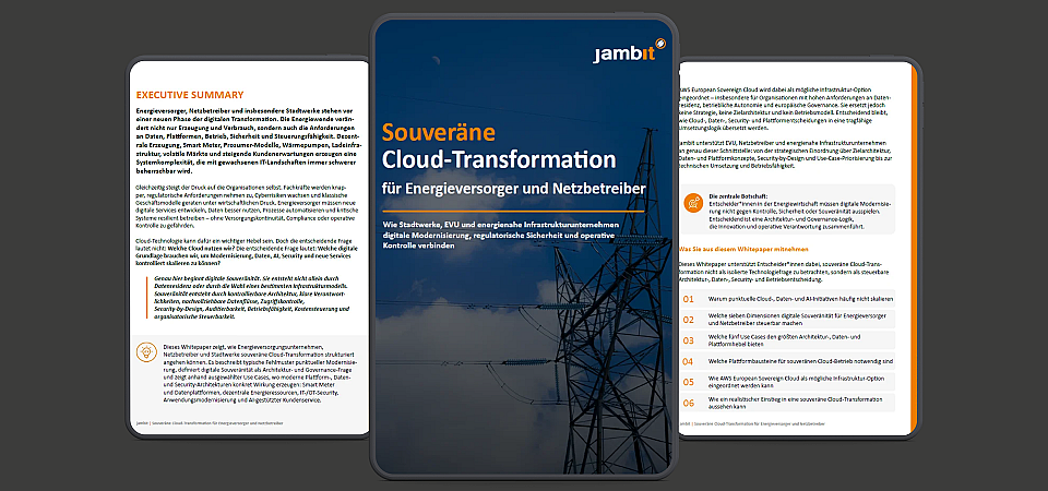 Souveräne Cloud-Transformation in der Energiewirtschaft