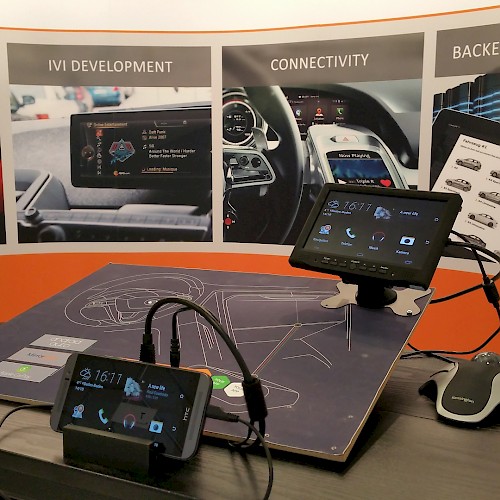 Automotive-Messestand von jambit