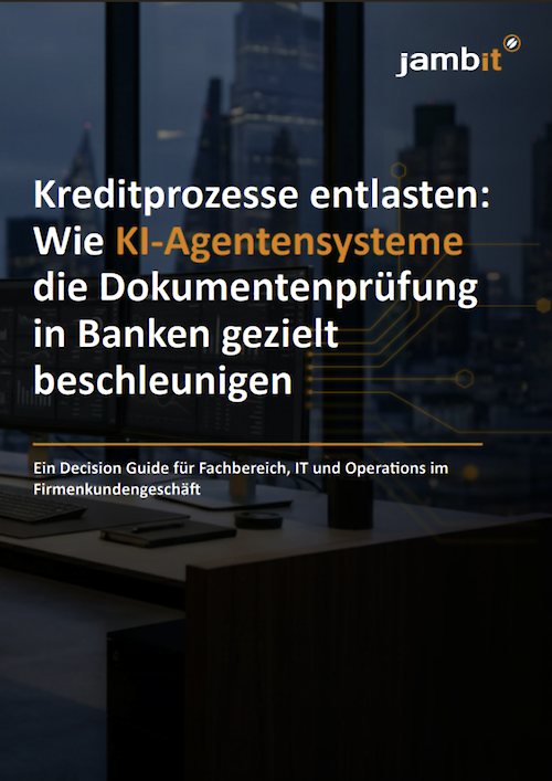 jambit KI-Agentensysteme im Kreditvergabeprozess