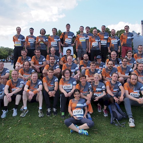 jambitees vor dem B2Run 2016 im Olympiapark München