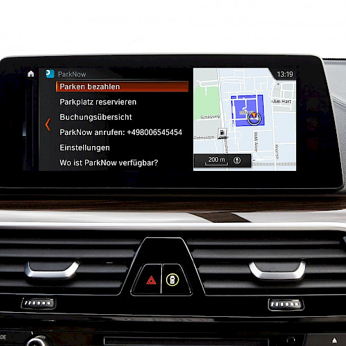 BMW ParkNow In-Car App