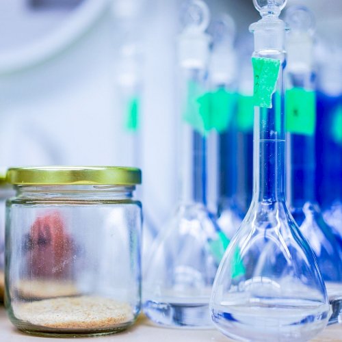 Reagenzglas im Labor