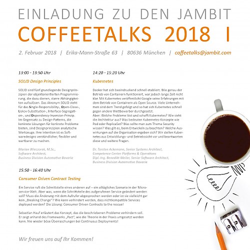 CoffeeTalks I / 2018