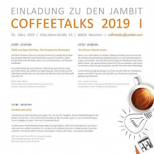 CoffeeTalks 1 2019