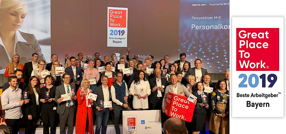 jambit belegt den 2. Platz bei "Bayerns Beste Arbeitgeber 2019"